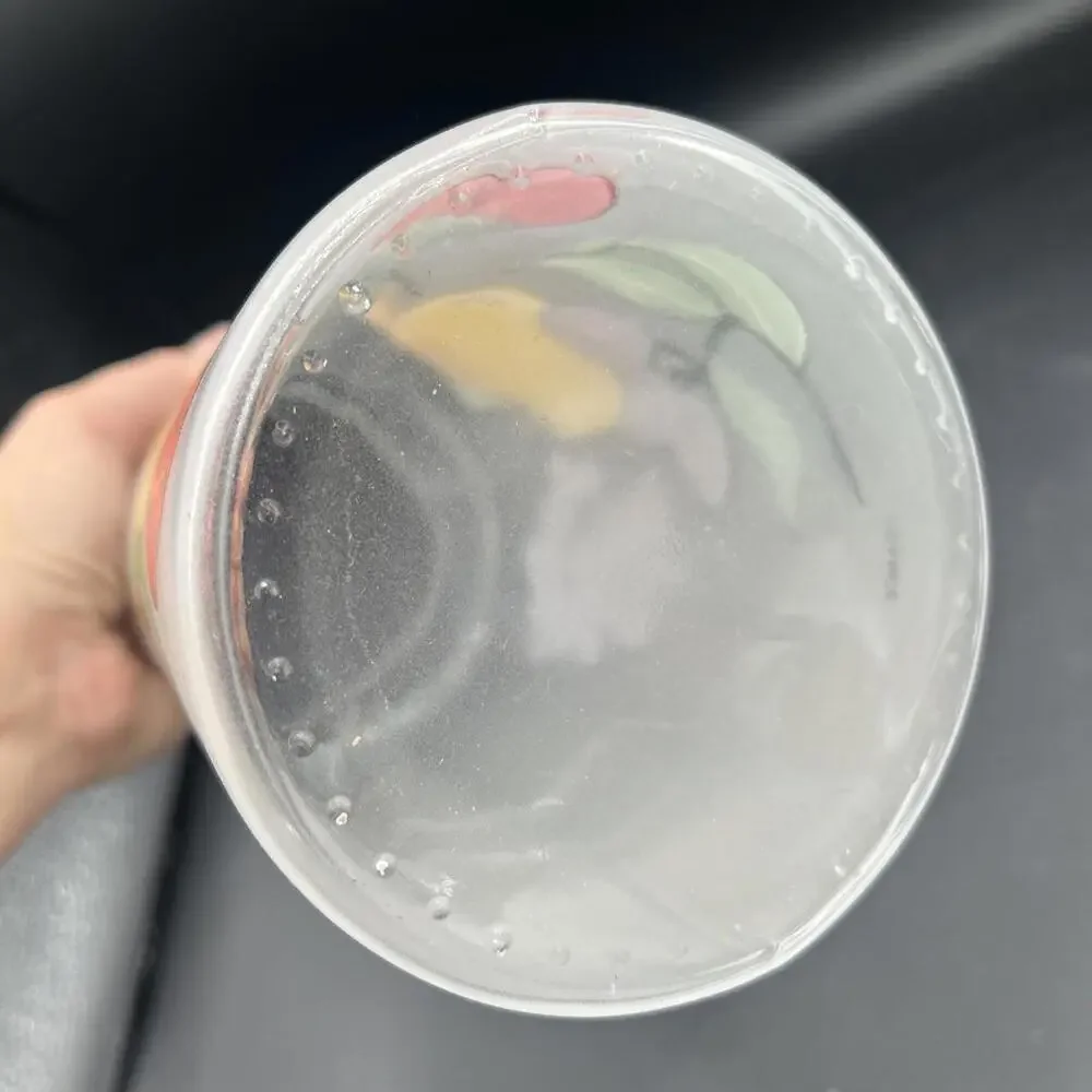 Darlington Frosted Fruit Motif Clear Glass Lemonade Water Pitcher Jug Vintage - Picture 5 of 5